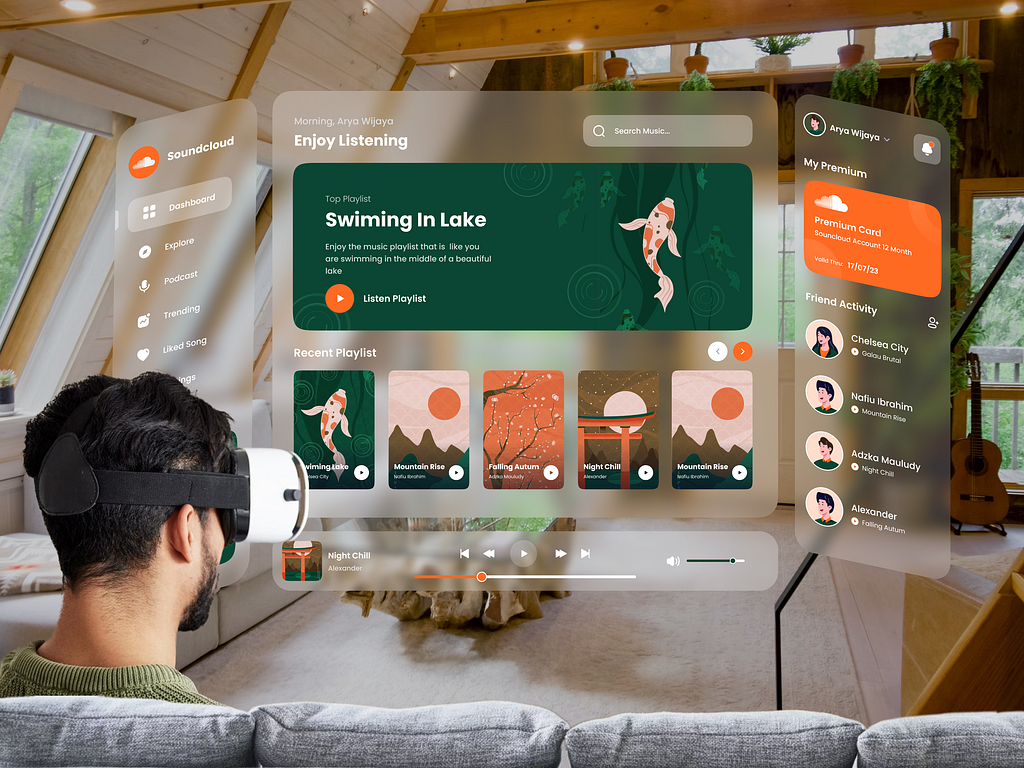 VR and AR App Interface